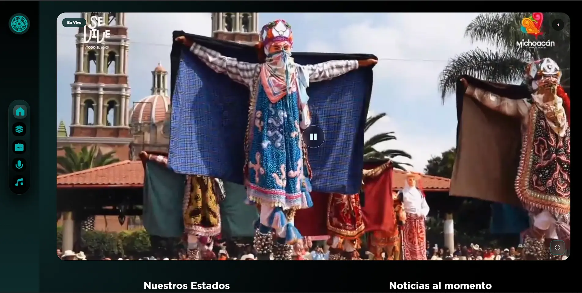 Captura principal del sitio Presumiendo México.